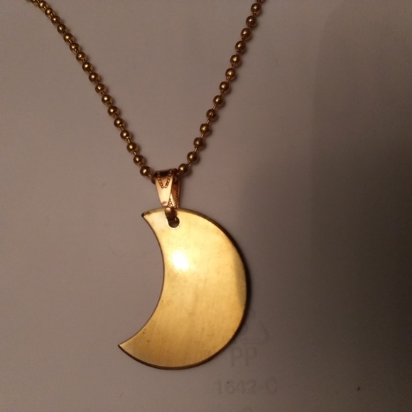 Gypsy Style Custom Crescent Moon Necklace - Picture 9 of 13